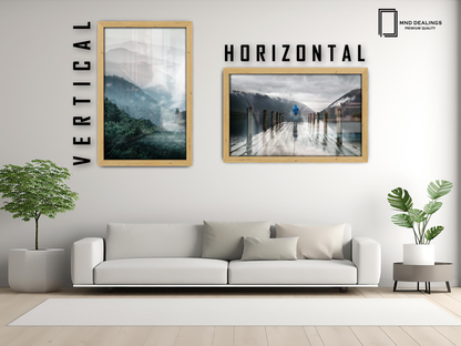 A2 ( 41.90 x 59.40 CM ) / 23 x 16 Inch  |  Frames - MDF
 -  [ Pine ]