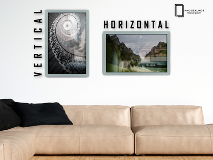 A2 ( 41.90 x 59.40 CM ) / 23 x 16 Inch  |  Frames - MDF
 -  [ Silver ]