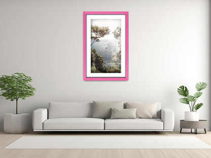 A2 ( 41.90 x 59.40 cm ) / 23 x 16 Inch with A3-(29.70 x 41.90 cm) White Mount Art Frames - MDF