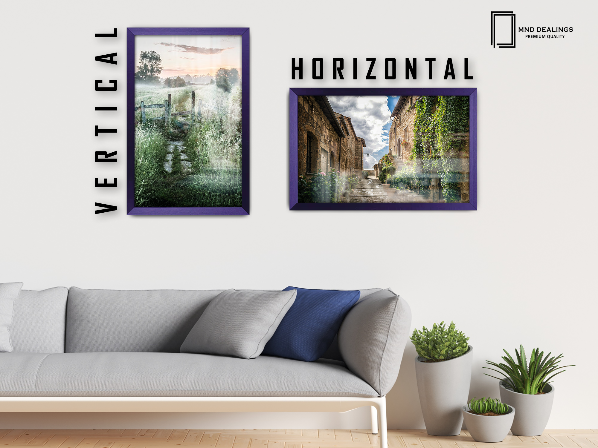 A3 ( 29.70 x 41.90 CM ) / 16 x 11 Inch  |  Poster Frames - MDF
 -  [ Purple ]