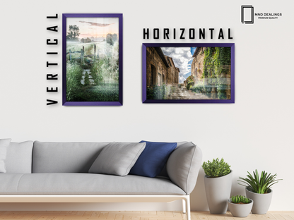 A3 ( 29.70 x 41.90 CM ) / 16 x 11 Inch  |  Poster Frames - MDF
 -  [ Purple ]
