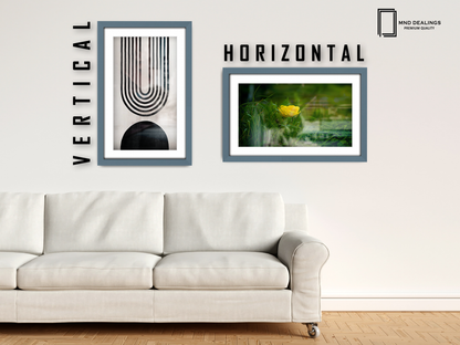 A3 ( 29.70 x 41.90 cm ) / 16 x 11 Inch with A4-(21.00 x 29.70 cm) White Mount Certificate Frames - MDF