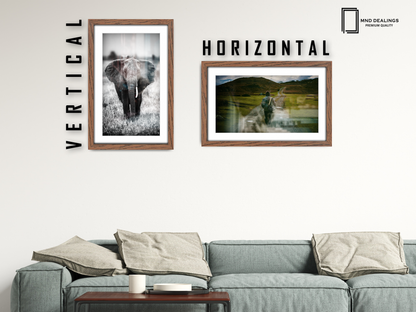 A3 ( 29.70 x 41.90 cm ) / 16 x 11 Inch with A4-(21.00 x 29.70 cm) White Mount Certificate Frames - MDF