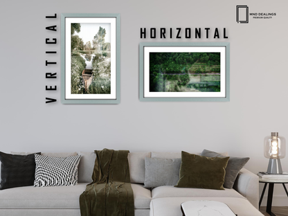 A3 ( 29.70 x 41.90 cm ) / 16 x 11 Inch with A4-(21.00 x 29.70 cm) White Mount Certificate Frames - MDF