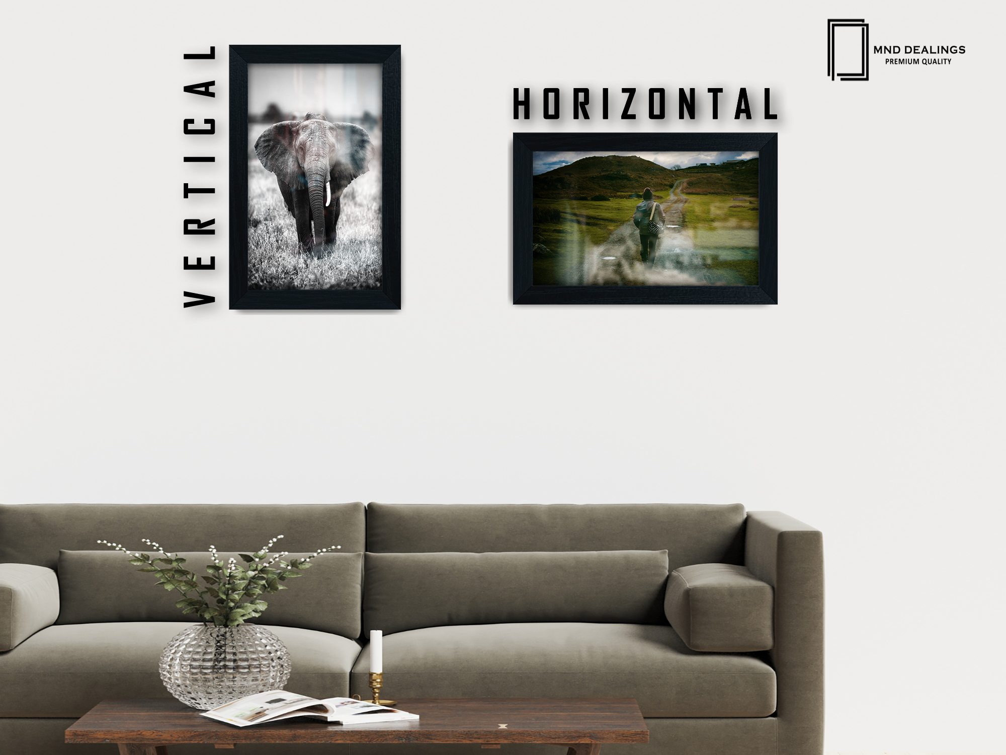 A4 ( 21.00 x 29.70 CM ) / 11 x 8 Inch  |  Poster Frames - MDF
 -  [ Black ]