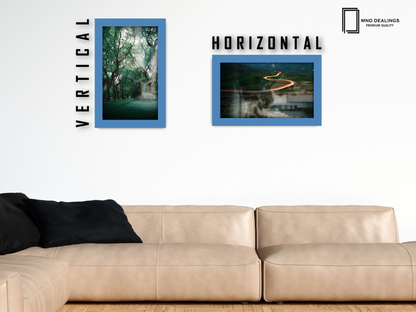A4 ( 21.00 x 29.70 CM ) / 11 x 8 Inch  |  Picture Frames - MDF
 -  [ Blue ]