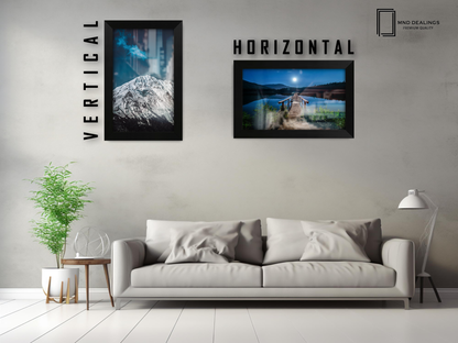 A4 ( 21.00 x 29.70 CM ) / 11 x 8 Inch  |  Poster Frames - MDF
 -  [ Matt Black ]