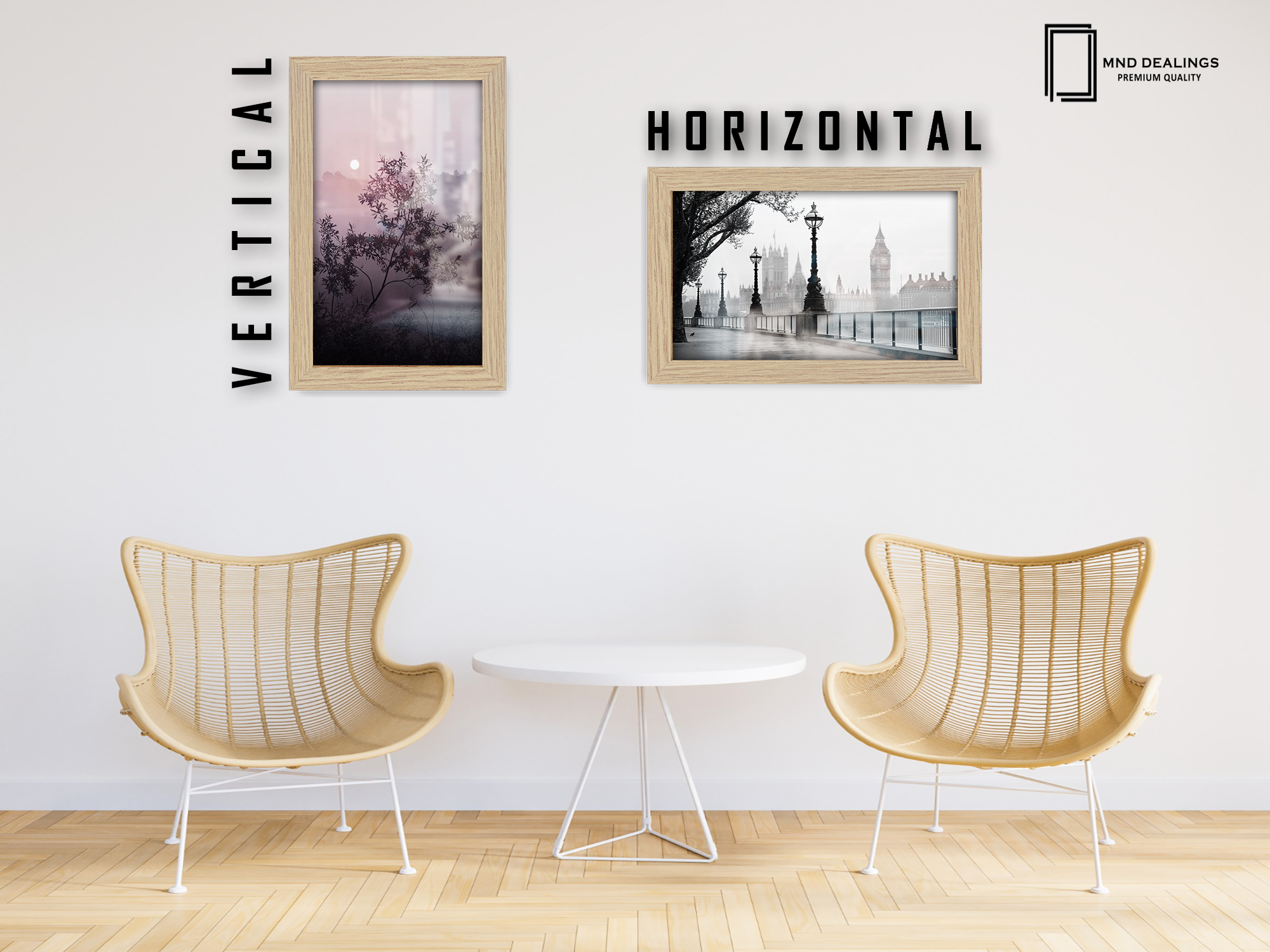 A4 ( 21.00 x 29.70 CM ) / 11 x 8 Inch  |  Poster Frames - MDF
 -  [ Oak ]
