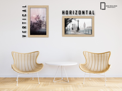 A4 ( 21.00 x 29.70 CM ) / 11 x 8 Inch  |  Poster Frames - MDF
 -  [ Oak ]