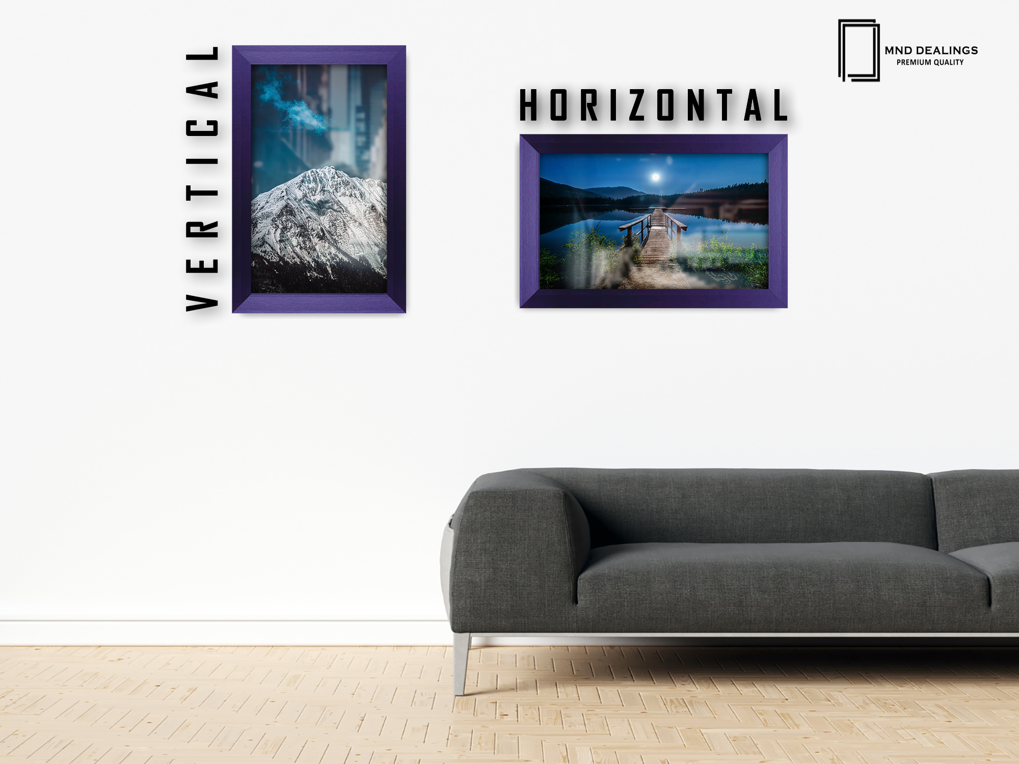 A4 ( 21.00 x 29.70 CM ) / 11 x 8 Inch  |  Photo Frames - MDF
 -  [ Purple ]