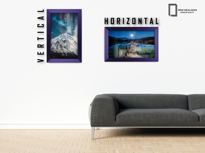 A4 ( 21.00 x 29.70 CM ) / 11 x 8 Inch  |  Photo Frames - MDF
 -  [ Purple ]