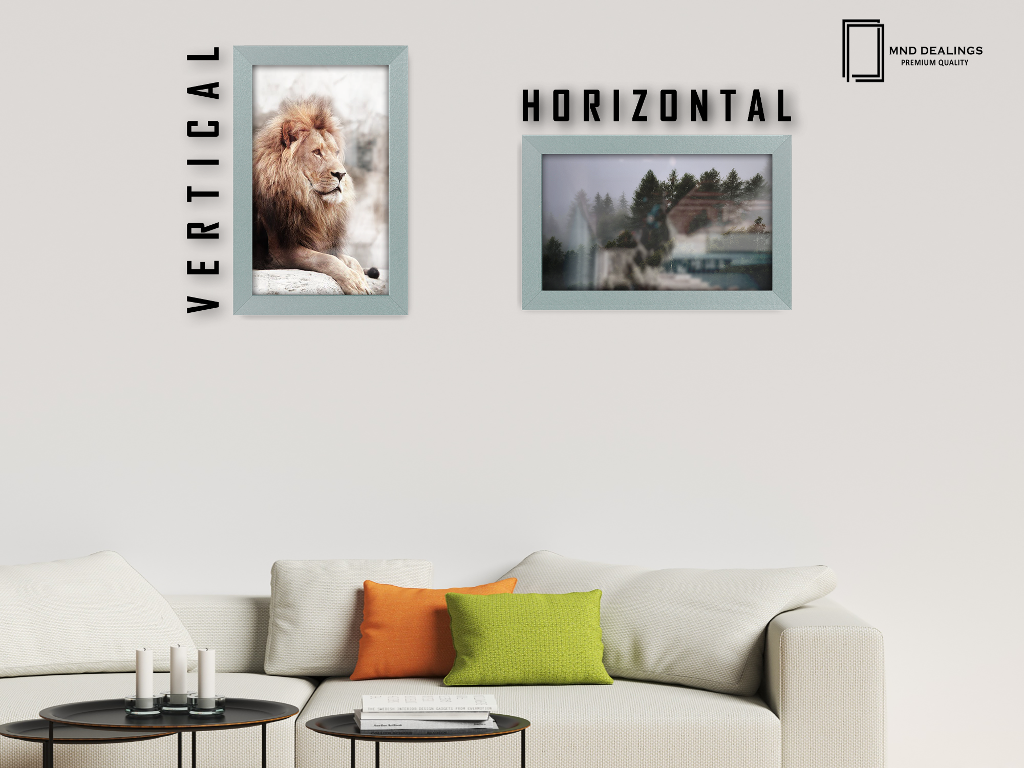 A4 ( 21.00 x 29.70 CM ) / 11 x 8 Inch  |  Frames - MDF
 -  [ Silver ]