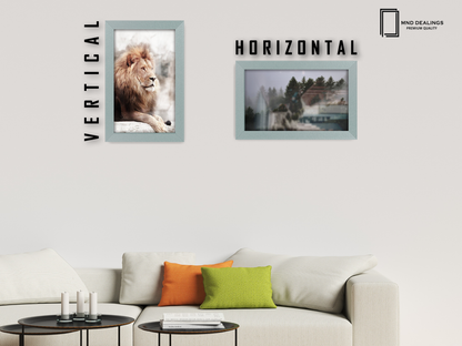 A4 ( 21.00 x 29.70 CM ) / 11 x 8 Inch  |  Frames - MDF
 -  [ Silver ]
