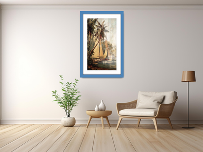 A4 ( 21.00 x 29.70 cm ) / 11 x 8 Inch with A5-(14.80 x 21.00 cm) White Mount Art Frames - MDF