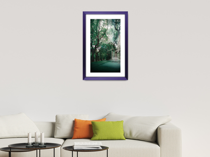 A4 ( 21.00 x 29.70 cm ) / 11 x 8 Inch with A5-(14.80 x 21.00 cm) White Mount Art Frames - MDF