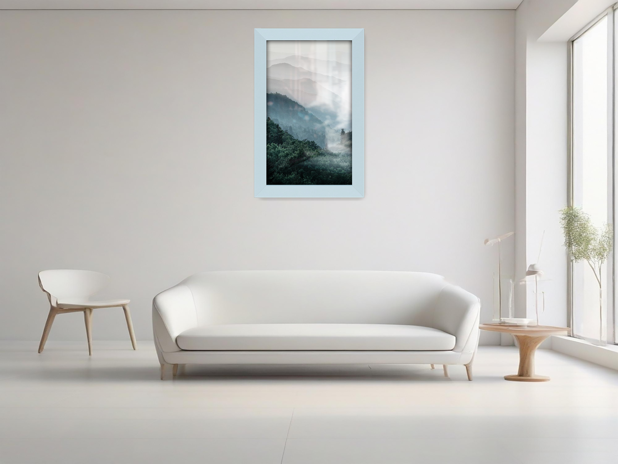 A5 ( 14.80 x 21.00 CM ) / 8 x 5.5 Inch  |  Frames - MDF
 -  [ Light Grey ]