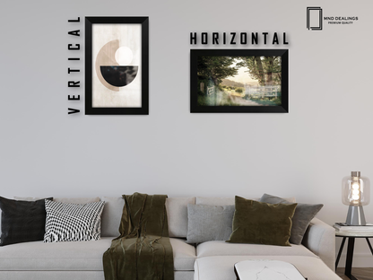 A5 ( 14.80 x 21.00 CM ) / 8 x 5.5 Inch  |  Picture Frames - MDF
 -  [ Matt Black ]