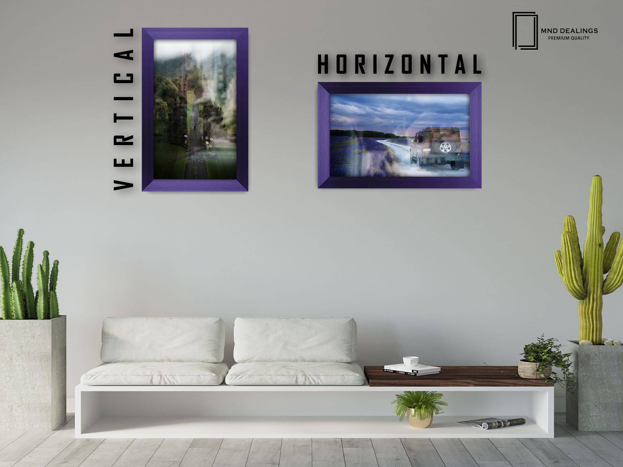A5 ( 14.80 x 21.00 CM ) / 8 x 5.5 Inch  |  Frames - MDF
 -  [ Purple ]